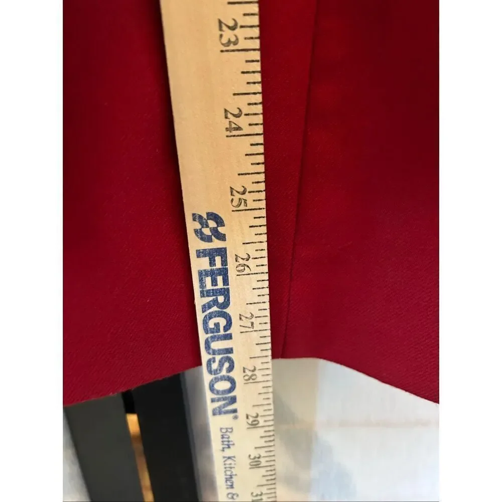 Pendleton Women’s Red Wool Blazer Jacket Size 6 100% Virgin Wool Made in USA